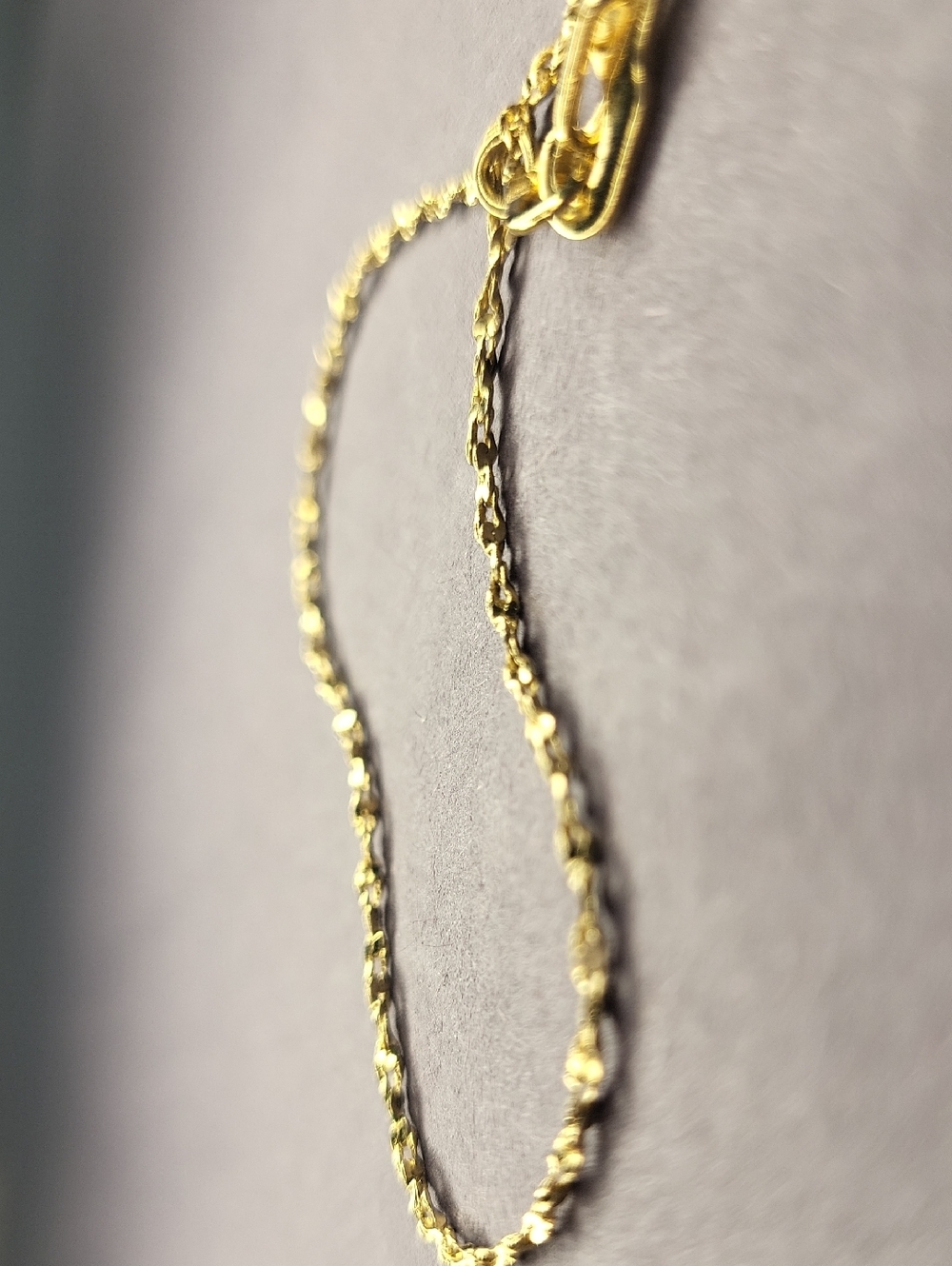 Delicate Gold Twisted Rope Bracelet - Picture 3 of 3